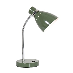 Lampe de table SPRING inclinable E27 IP20, vert 
