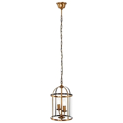 Luminaire � suspension PIMPERNEL � 2 flammes E14 IP20, bronze, transparent gradable