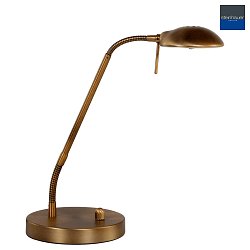 Lampe de table BIRON  1 flamme IP20, bronze, blanche gradable