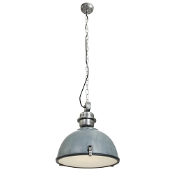 Luminaire � suspension BIKKEL - � 42CM � 1 flamme, m�dium E27 IP20, gris b�ton gradable