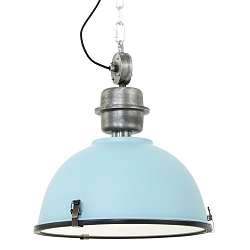 Luminaire � suspension BIKKEL - � 42CM � 1 flamme, m�dium E27 IP20, bleu fonc� gradable