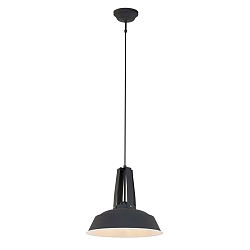 Luminaire � suspension EDEN Bas, � 1 flamme, rond E27 IP20, noir mat gradable