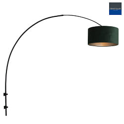 wall luminaire SPARKLED LIGHT cylindrical, with shade, adjustable E27 IP20, black matt 