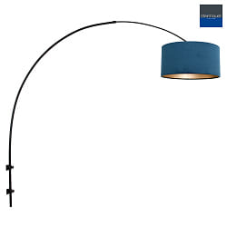 wall luminaire SPARKLED LIGHT cylindrical, with switch, with shade, with plug, adjustable E27 IP20, black matt 
