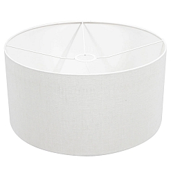 Abat-jour KAPPEN - � 40CM plat, cylindrique, blanche