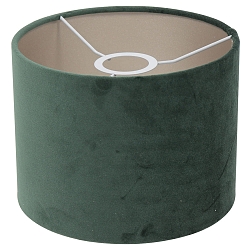 Abat-jour KAPPEN - � 20CM haut, cylindrique, vert fonc�