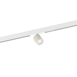 Projecteur sur rail DOMY ON STREX 1.0 avec adaptateur IP20, blanc mat, Live Simple 