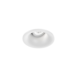 Projecteur encastré RONY ADJUST PETIT 1.0 pivotant, avec ressorts à lames IP20, blanc mat