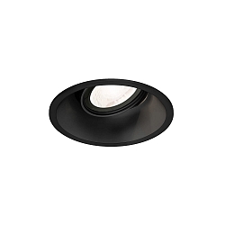 Downlight DEEP ADJUST 1.0 avec ressorts � lames GU10 IP20, noir  gradable