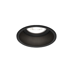 Downlight DEEP IP44 1.0 standard, rond, reculer GU10 IP44, noir  gradable