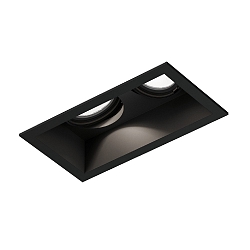 Projecteur encastr� PLANO 2.0 - LED � 2 flammes, pivotant � la cardan, avec ressorts � pince IP20, mat