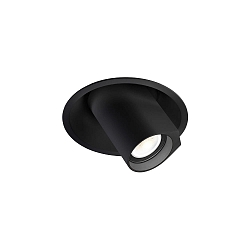 Lumière encastrée BLIEK ROUND CEILING REC 1.0 PAR16 GU10 IP20, noir mat  12W