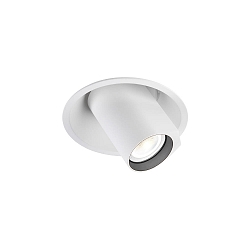 Lumière encastrée BLIEK ROUND CEILING REC 1.0 PAR16 GU10 IP20, blanc mat  12W