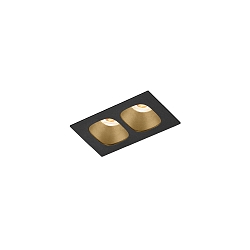 recessed luminaire PIRRO PETIT CEILING REC 2.0 IP20, champagner, black matt 5W 340lm 2700K 20-40° 20-40° CRI 90-100