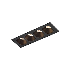 recessed luminaire PIRRO PETIT CEILING REC 4.0 IP20, black matt 10W 680lm 2700K 20-40° 20-40° CRI 90-100