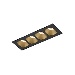 recessed luminaire PIRRO PETIT CEILING REC 4.0 IP20, champagner, black matt 10W 760lm 3000K 20-40° 20-40° CRI 90-100