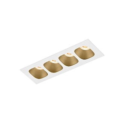 recessed luminaire PIRRO PETIT CEILING REC 4.0 IP20, champagner, white matt 10W 760lm 3000K 20-40° 20-40° CRI 90-100
