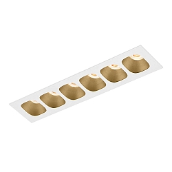 recessed luminaire PIRRO PETIT CEILING REC 6.0 IP20, champagner, white matt 14W 760lm 3000K 20-40° 20-40° CRI 90-100