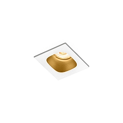 Downlight PIRRO 1.0 à 1 flamme IP20, or, blanche gradable