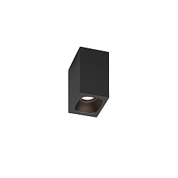 Downlight PIRRO 1.0 à 1 flamme IP20, noir gradable