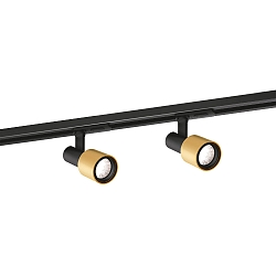 1-Projecteur monophasé SARA 1.0 IP20, or, noir gradable