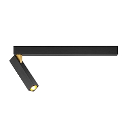 Luminaire de plafond MICK 1.0 à 1 flamme IP20, or, noir gradable