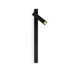 Luminaire mural MICK SNOOZE WALL SURF 1.0 IP20, or, noir mat 