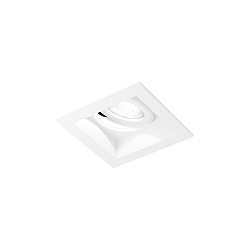 Plafonnier encastr� PLANO PETIT 1.0 - LED � 1 flamme, pivotant � la cardan, avec ressorts � pince IP20, mat