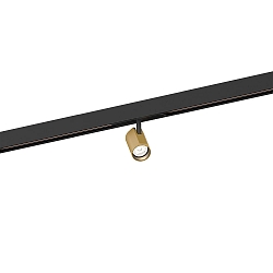 Halogène sur rail CENO 1.0 ON STREX 48V TRACK - ON/OFF pour VDU, commutable, pivotant à la cardan IP20, mat, noir profond 