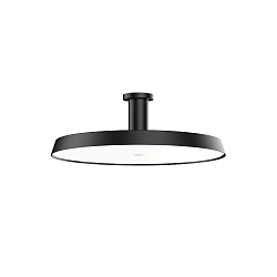 Luminaire de plafond ROOMOR OFFICE CEILING SURF 1.0 MICROPRISM contrôlable par DALI, UGR < 19 IP20, noir mat gradable