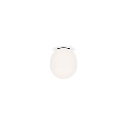 Luminaire de plafond DRO 1.0 - Ø 12.5CM ovale G9 IP20, blanc opale, noir mat gradable