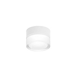 Applique et plafonnier MIRBI 1.0 rond IP44, noir, blanche gradable