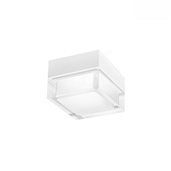 Applique et plafonnier MIRBI 2.0 angulaire IP44, blanche gradable