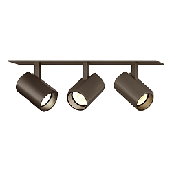 LED Recessed spot CENO 3.0, 3 flames, 2700K, CRi >90, rotatable/swivelling, dimmable, bronze