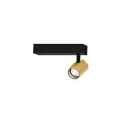 Spot CENO CEILING SURF 1.0 IP20, or, noir mat gradable