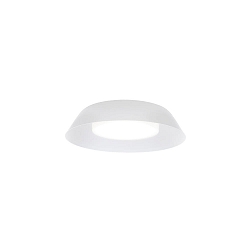 LED Wall /Ceiling luminaire TOWNA 1.0, IP44, Ø 25.4cm, 3000K, dimmable, white