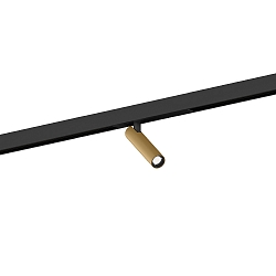 Projecteur sur rail MATCH ON STREX 1.0 avec adaptateur IP20, champagne, noir mat gradable