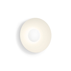 Luminaire mural CLEA 1.0 - Ø 35CM rond, direct / indirect IP20, taupe, blanche gradable