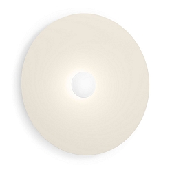 Luminaire mural CLEA 3.0 - Ø 70CM rond, direct / indirect IP20, taupe, blanche gradable