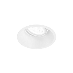 Plafonnier encastr� DEEP ADJUST 1.0 - LED pivotant � la cardan, avec ressorts � pince IP20, mat, blanc trafic gradable