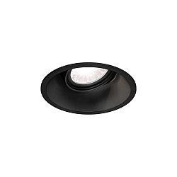 Downlight DEEP ADJUST 1.0 avec ressorts à lames IP20, noir gradable