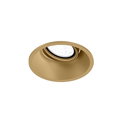 Plafonnier encastr� DEEP ADJUST 1.0 - LED avec ressorts � lames, pivotant � la cardan IP20, champagne gradable