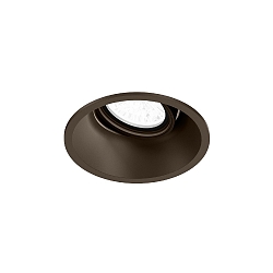 Plafonnier encastr� DEEP ADJUST 1.0 - LED avec ressorts � lames, pivotant � la cardan IP20, bronze gradable