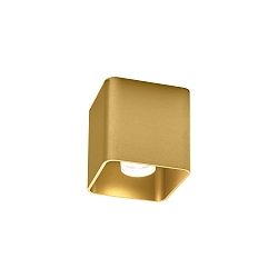 ceiling luminaire DOCUS CEILING SURF 1.0 1 flame, DALI controllable IP20, gold dimmable
