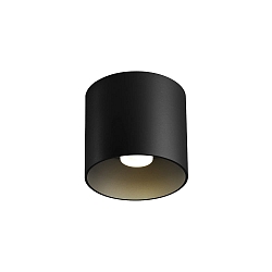 Luminaire de plafond RAY CEILING SURF 1.0 � 1 flamme, contr�lable par DALI IP20, noir mat gradable