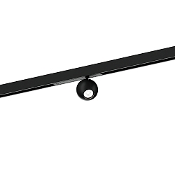 Projecteur sur rail LECA ON STREX 1.0 avec adaptateur IP20, noir mat gradable