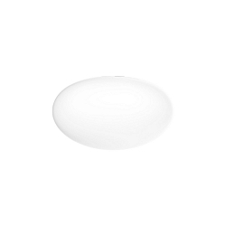 Luminaire de plafond PERLEZ IP44 3.0 - � 20CM multipower, cambr�, montage semi-enfoui IP44 / IP20, blanche gradable