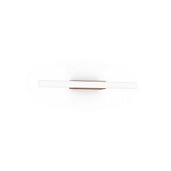Luminaire mural LARRA OPAL 1.0 S14d IP20, cuivre gradable