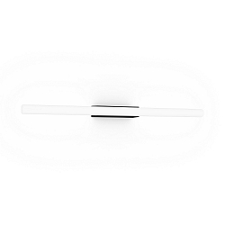Luminaire mural LARRA OPAL 2.0 S14d IP20, noir mat gradable