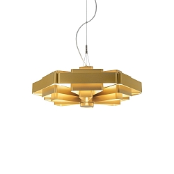 Luminaire à suspension J.J.W. 04 E27 IP20, or gradable